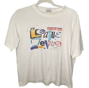 Vintage single stitch USTA tennis league 1993 short sleeve t-shirt woman's Large